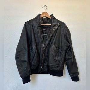 Berman’s Vintage Black Leather Jacket